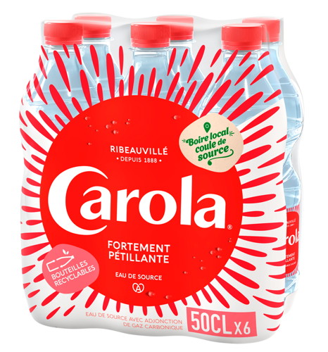 CAROLA EAU DE SOURCE GAZEUSE code EAN 3268650604024 