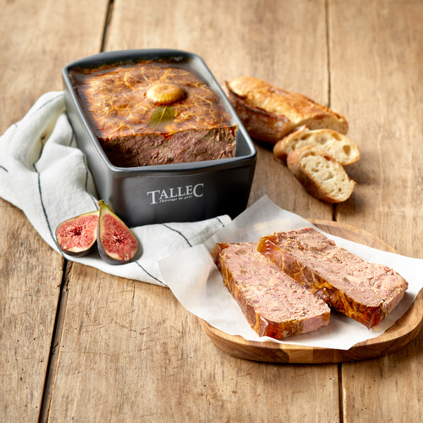 TERRINE DE CANARD AUX FIGUES (20% FOIE GRAS DE ...