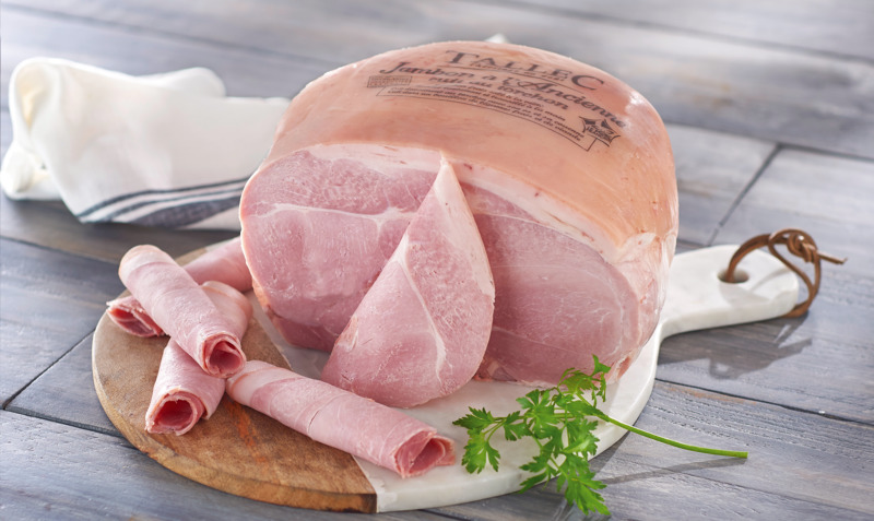 JAMBON À L'ANCIENNE CUIT AU TORCHON AVEC COUENNE Tallec 3268682712100 Tallec JAMBON À L'ANCIENNE CUIT AU TORCHON AVEC COUENNE Tallec 3268682712100 Tallec