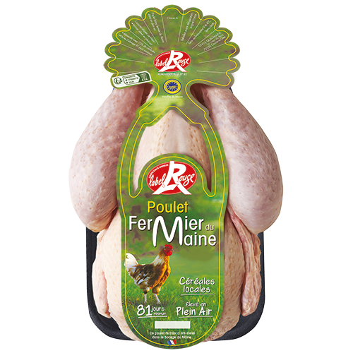  POULET FERMIER DU MAINE LABEL ROUGE IGP code EAN 3268957 