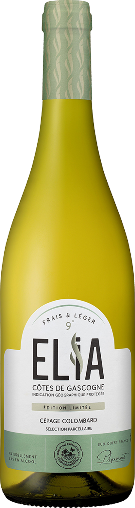  IGP CÔTES DE GASCOGNE BLANC SEC - ELIA EDITION LIMITEE 2024 code EAN 3270046023371 