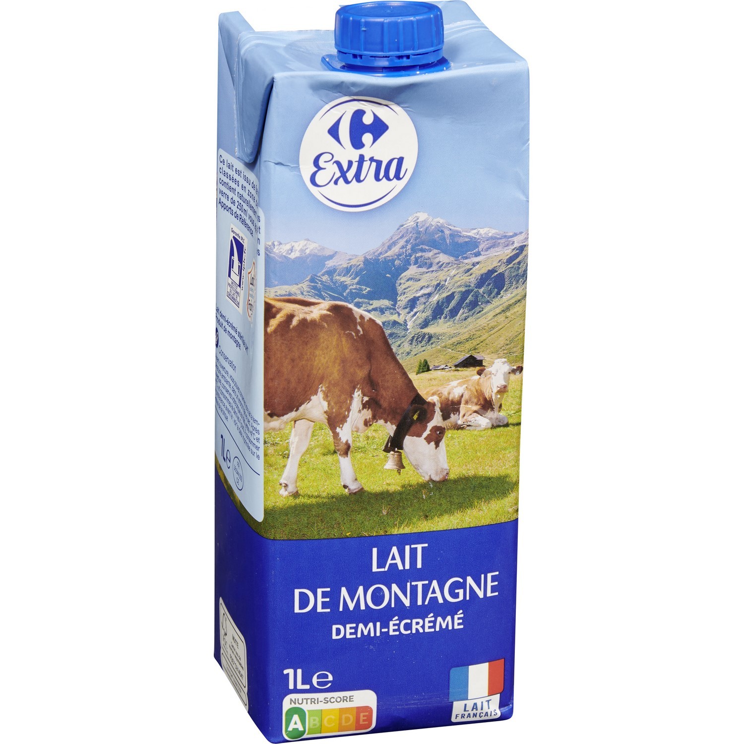 Lait demi écrémé CARREFOUR EXTRA
