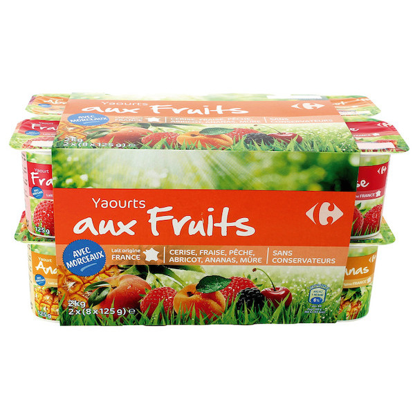 Yaourts aux fruits