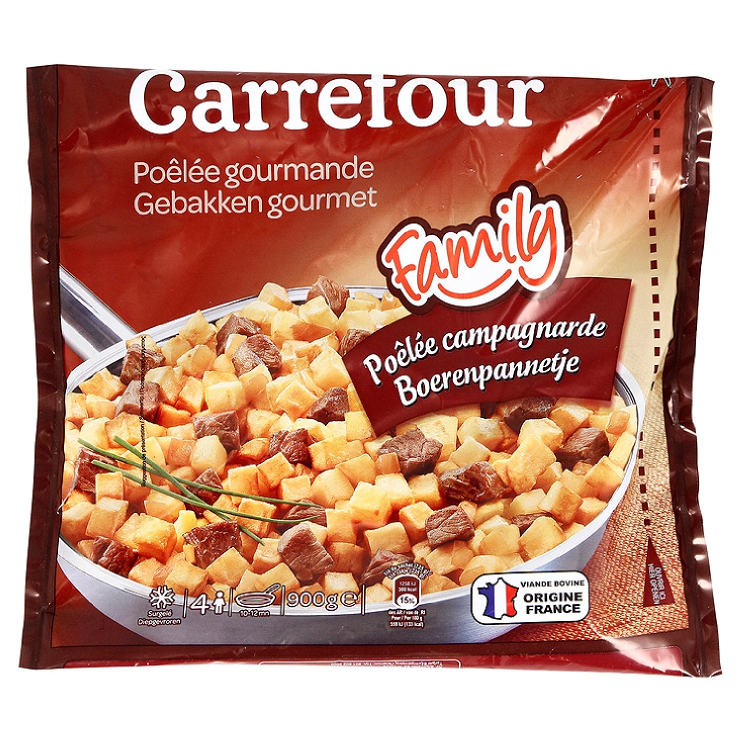 Plat cuisiné poêlée campagnarde CARREFOUR 3270190026686 CARREFOUR Plat cuisiné poêlée campagnarde CARREFOUR 3270190026686 CARREFOUR