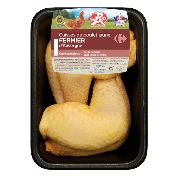 Cuisses de poulet Fermier Label Rouge