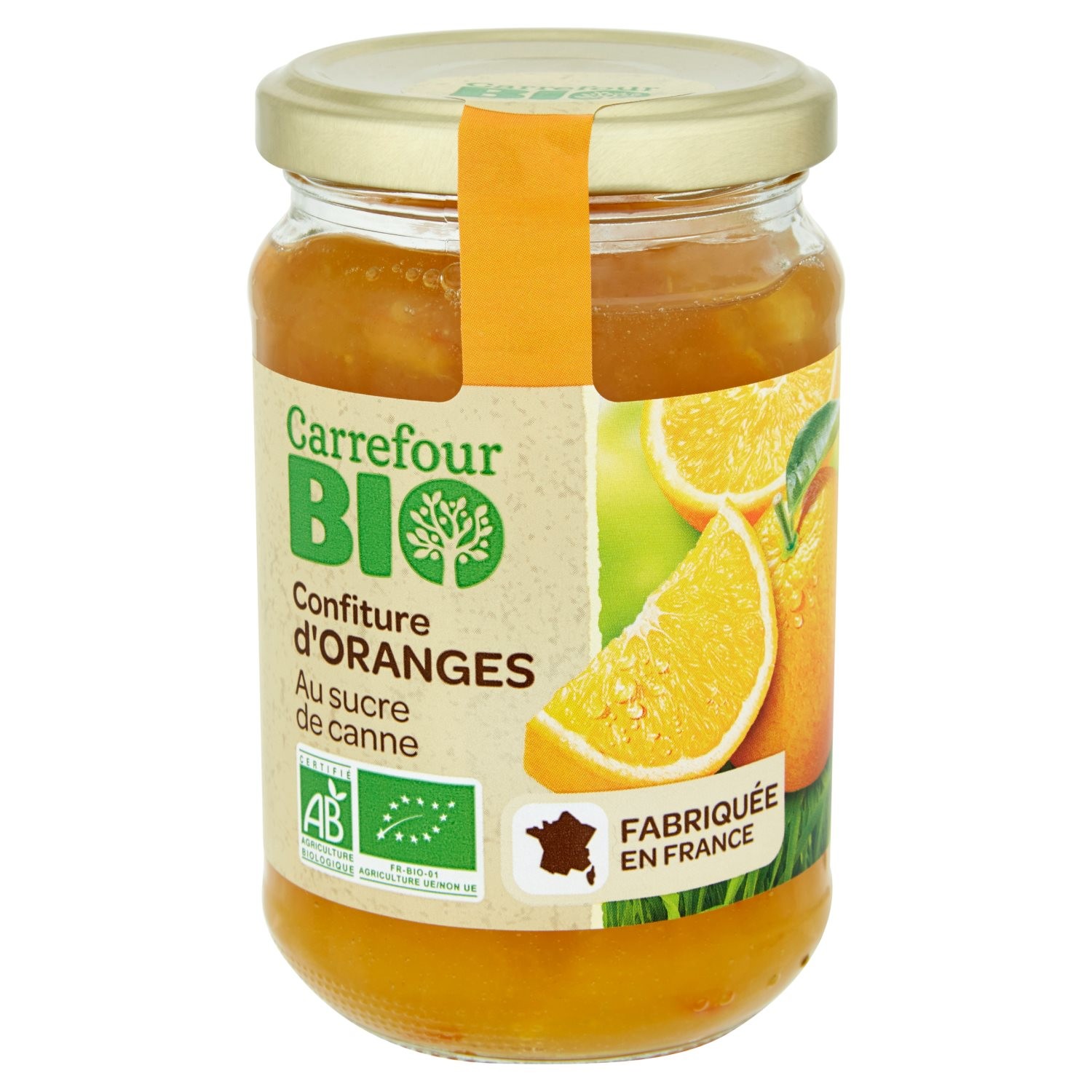 Confiture bio oranges CARREFOUR BIO