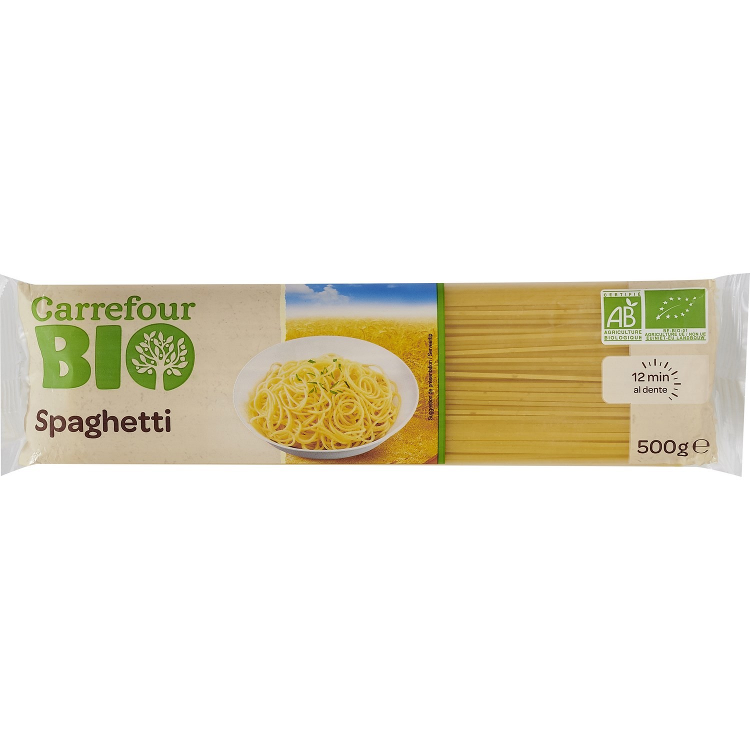 Pâtes bio Spaghetti CARREFOUR BIO