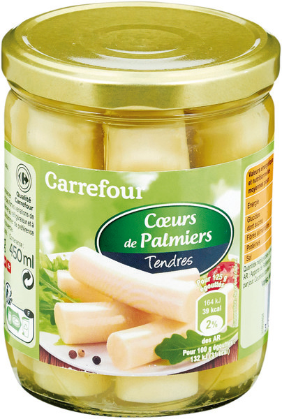 CŒURS DE PALMIERS TENDRES CARREFOUR