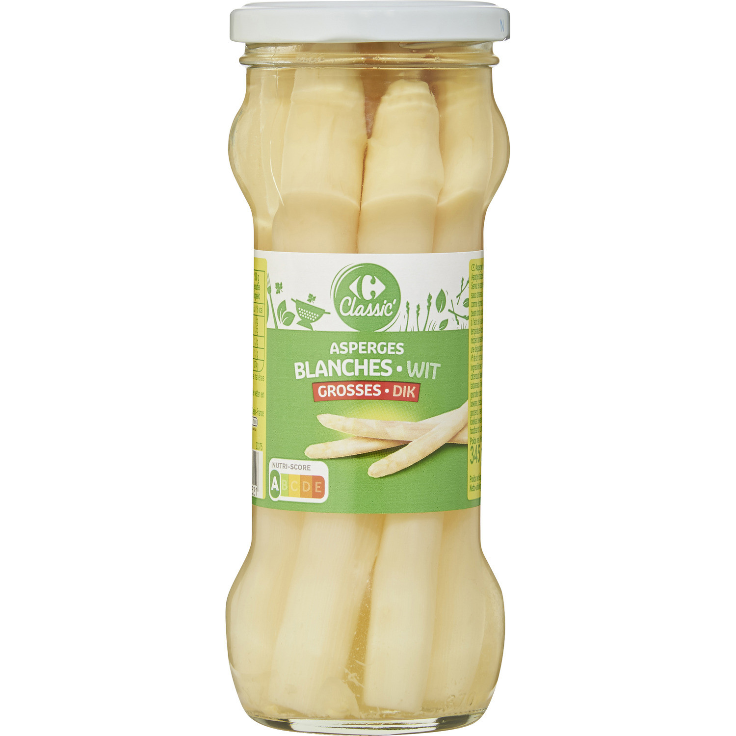 Asperges blanches grosses CARREFOUR CLASSIC'