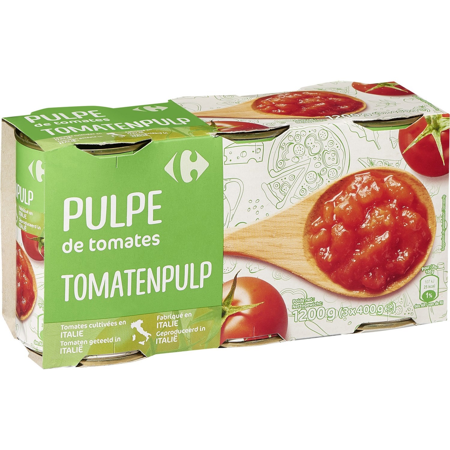 Pulpe de tomates  CARREFOUR