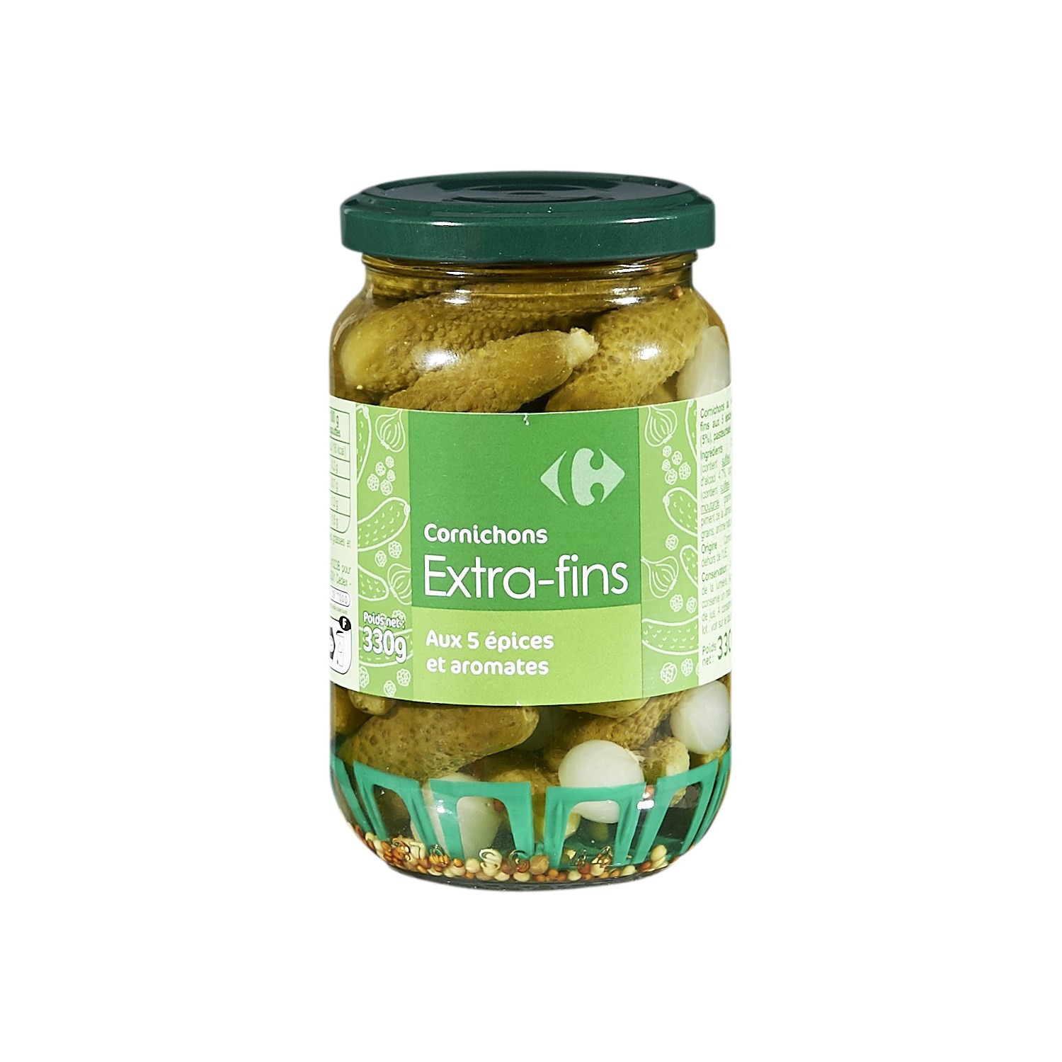 Cornichons extra-fins 5 épices & aromates CARRE...