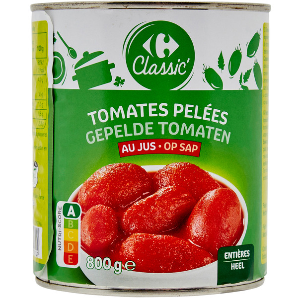 Tomates pelées