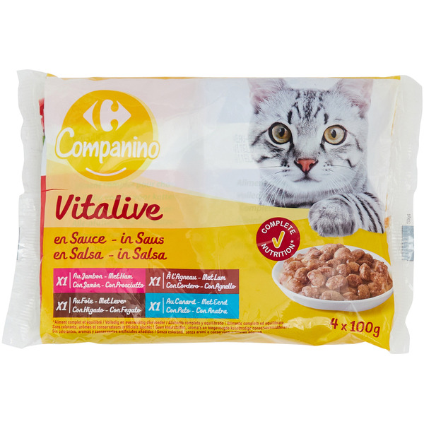 Emincés en sauce pour chat 