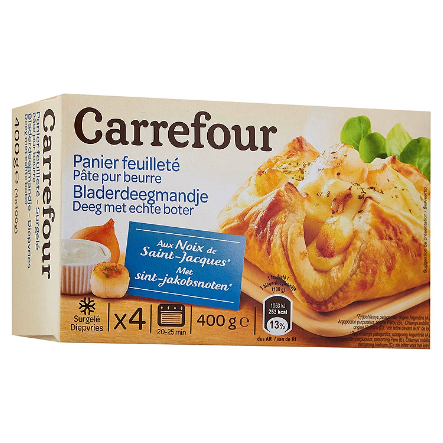 Feuilletés aux noix de Saint-Jacques CARREFOUR