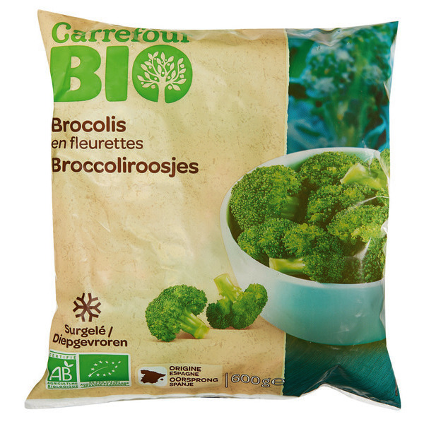 carrefour-bio Brocolis surgelés code EAN 3270190207344 