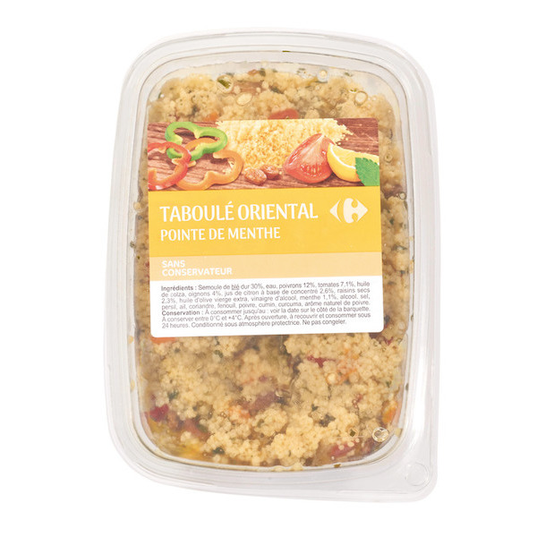 Taboulé oriental pointe de menthe