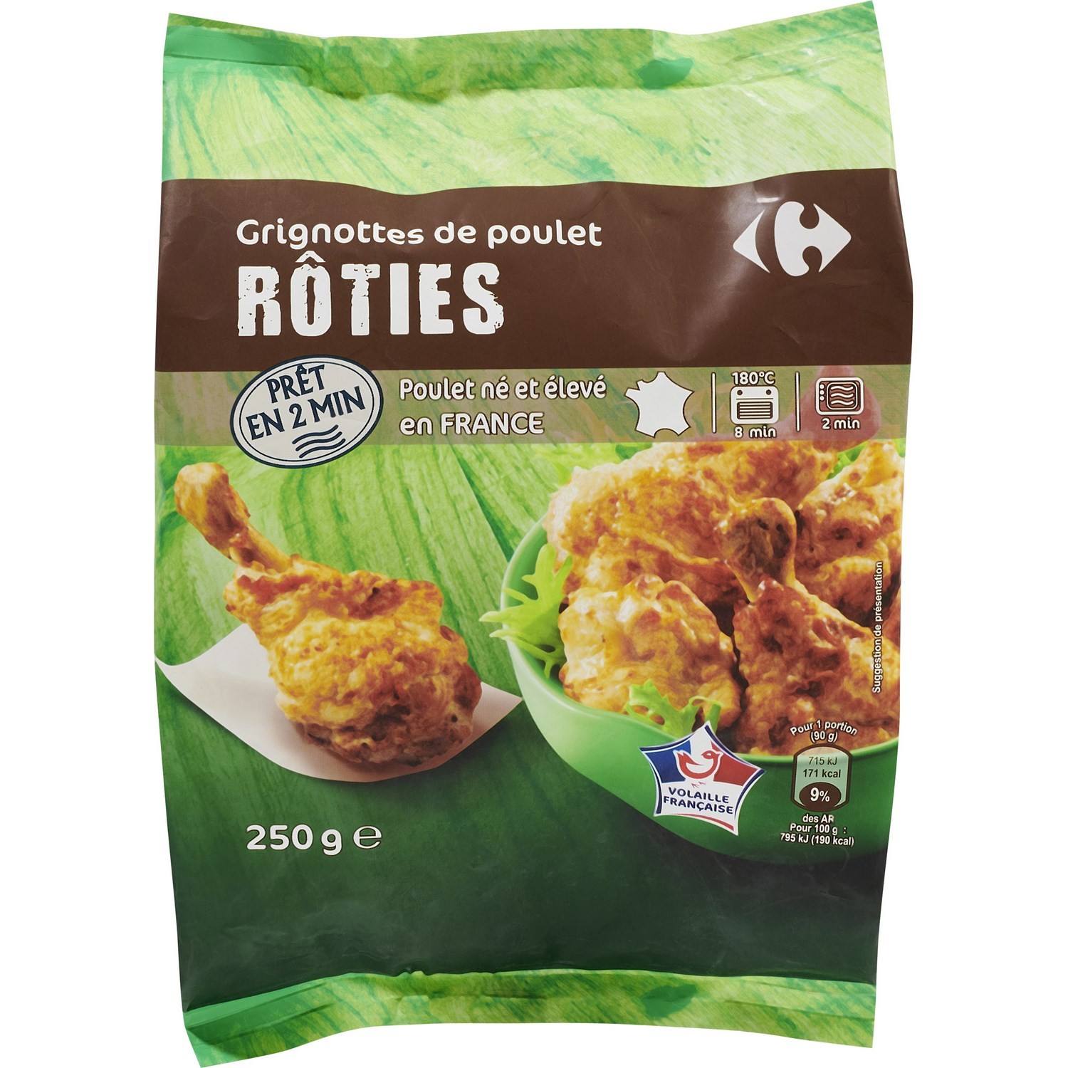 Grignottes de poulet rôties CARREFOUR