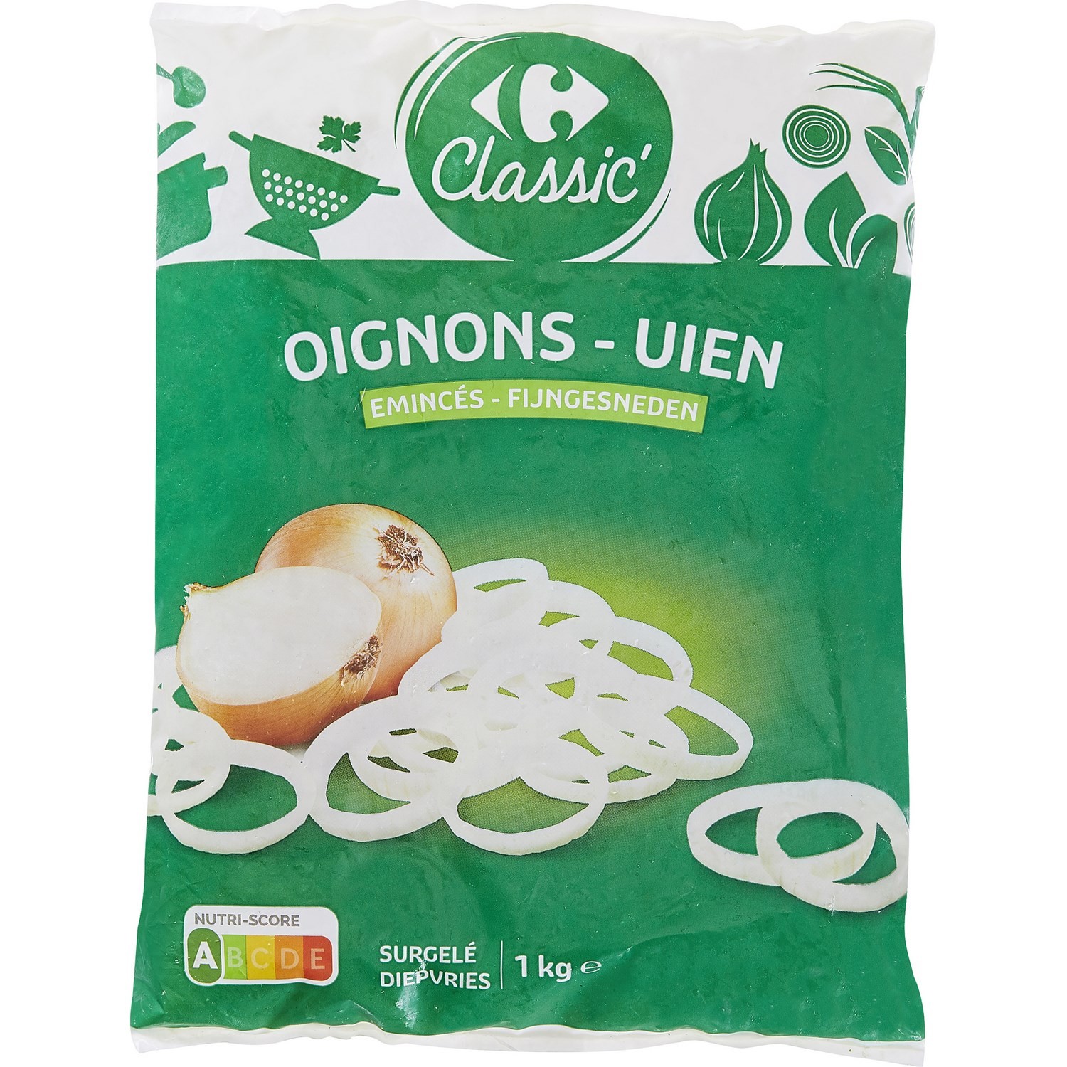 Oignons émincés CARREFOUR CLASSIC'