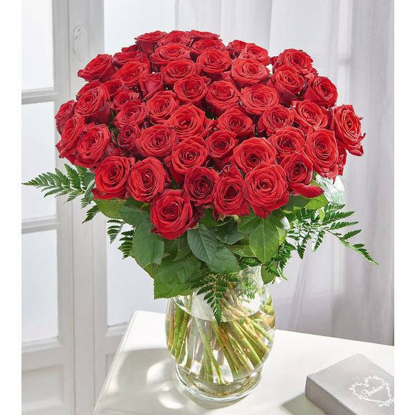 Bouquet de 50 roses rouges