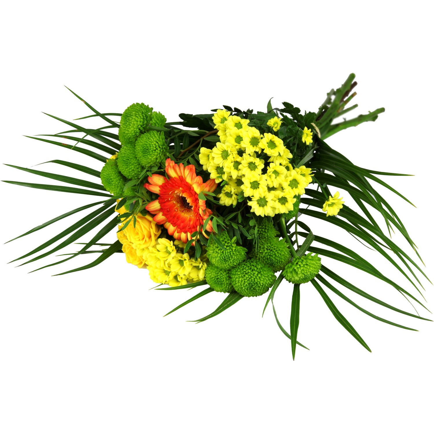Fleurs bouquet Canari CARREFOUR