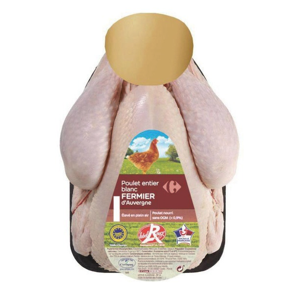 POULET FERMIER D'AUVERGNE CARREFOUR