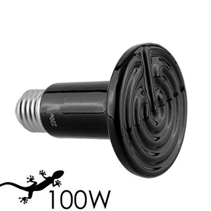 100w lampes de chauffage infrarouge lampe lumière ac220v isolant en céramique, lampe reptile animaux chauffage/serpent tortue/chat/chien/jeu de chaleur la chaleur 3270215390365 Vansuky