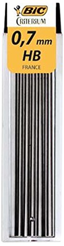 Etui de 12 mines criterium hb 0,7 mm