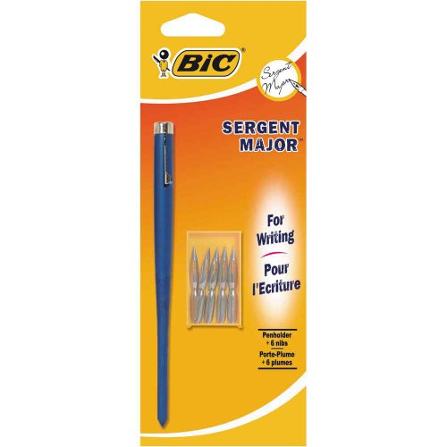Bic Sergent-Major Porte-plume à levier + 6 plum...