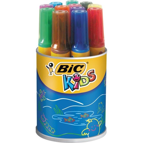 Bic Conte Decoralo Pot de 12 feutres à dessin P...