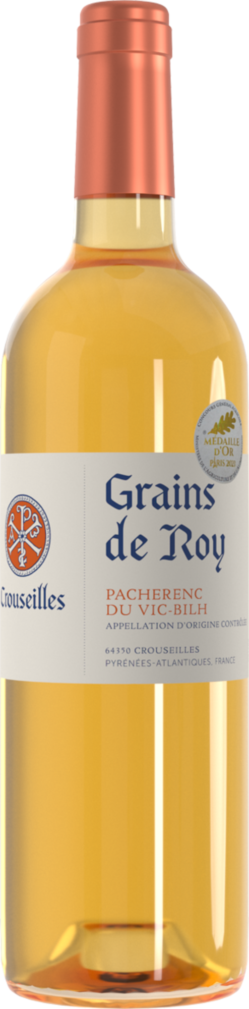 GRAINS DE ROY 2021 AOP PACHERENC DU VIC-BILH
BLANC MOELLEUX code EAN 3270250300893 