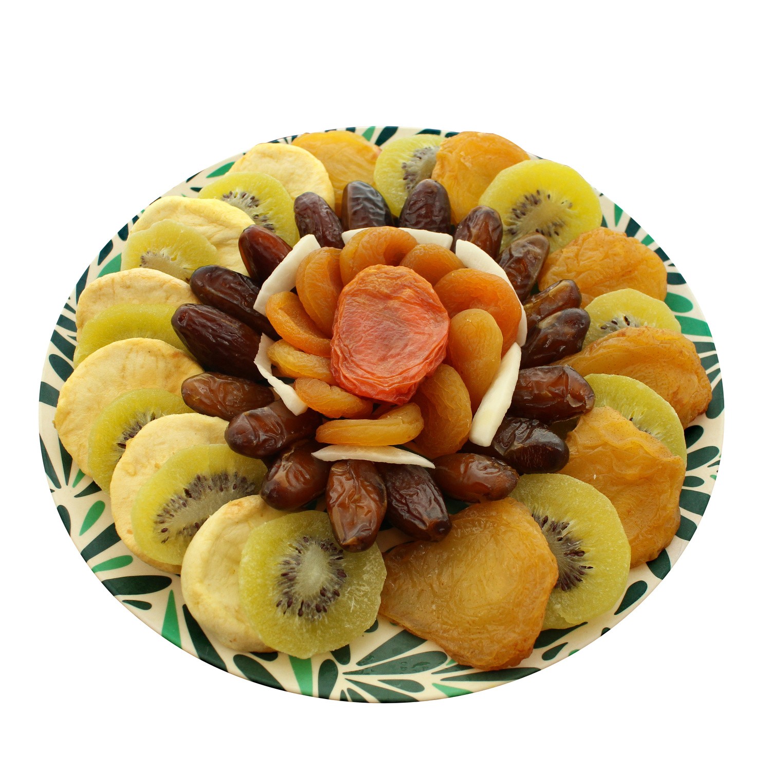 Fruits secs assortiment assiette tropicale DACO...