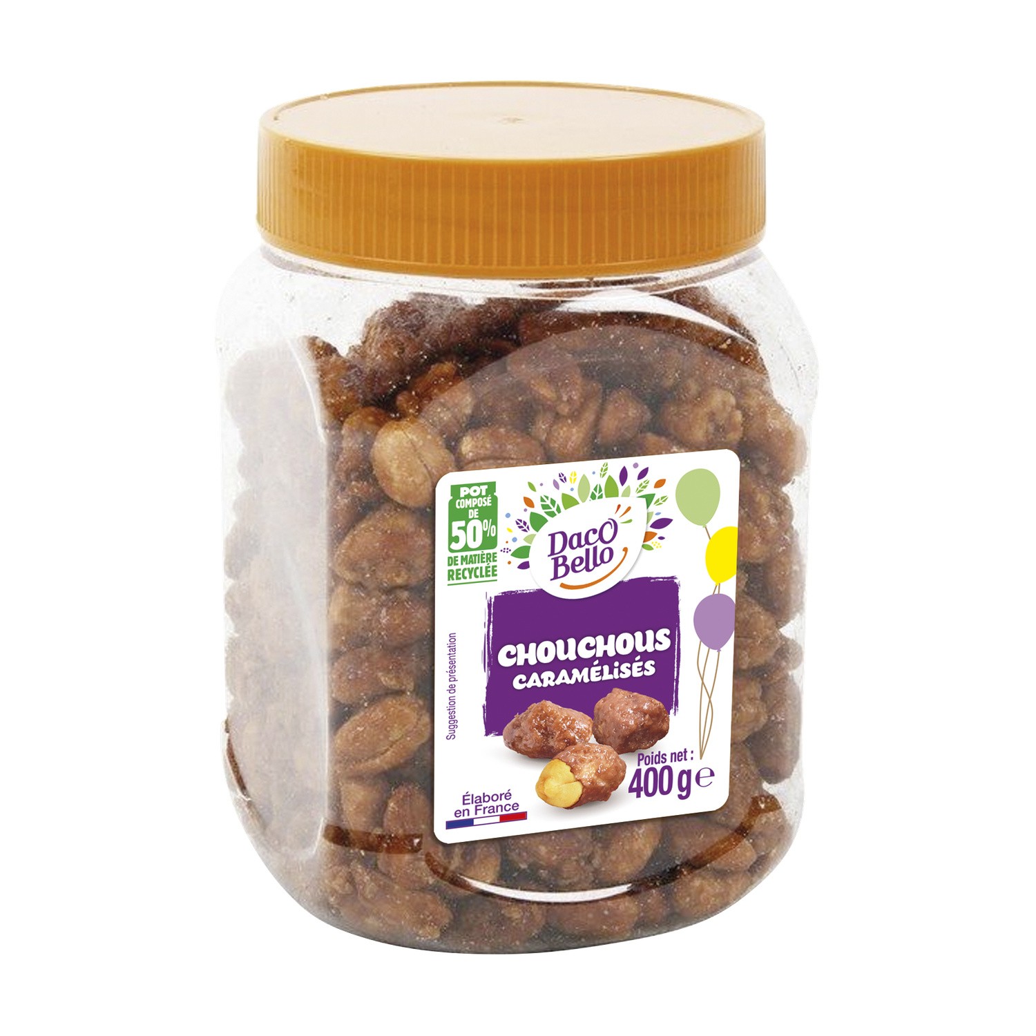 DACO BELLO Chouchous caramélisés DACO BELLO code EAN 3270720018068 