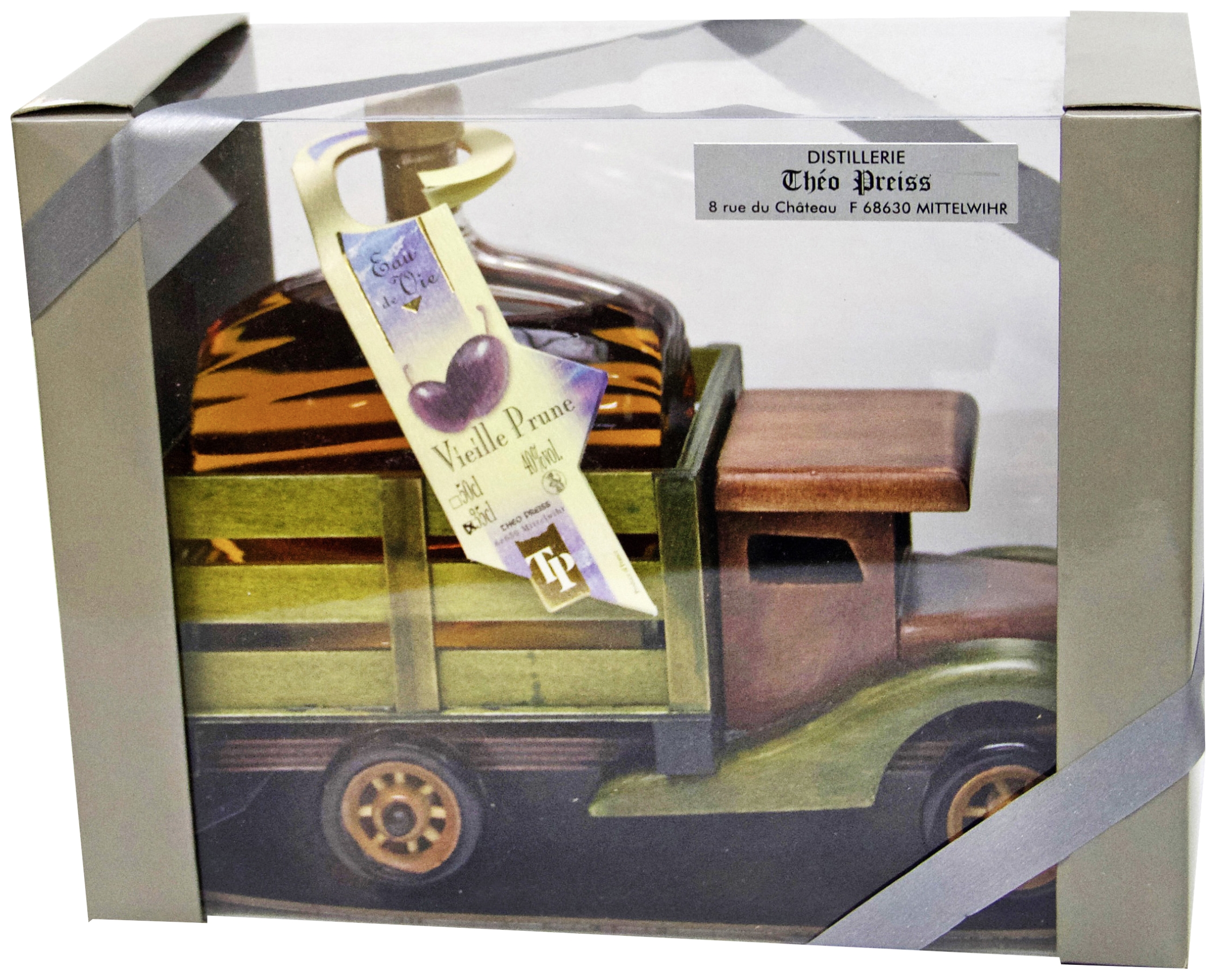 Camion mini tonneau eau de vie de vieille prune...