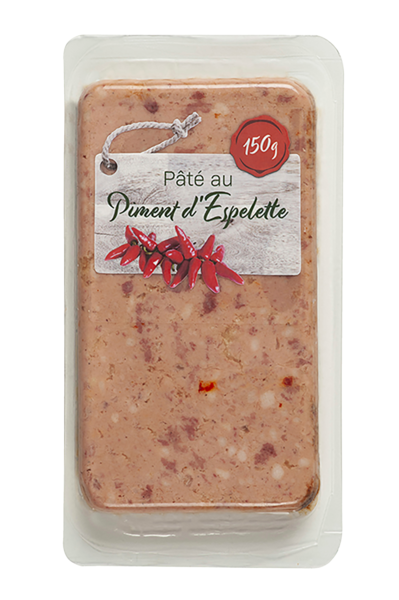 PÂTÉ AU PIMENT D'ESPELETTE 
