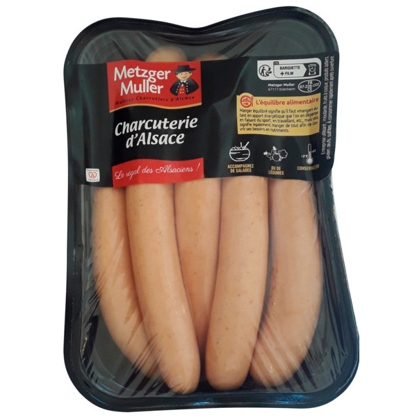  Saucisse De Francfort Metzger Muller code EAN 3272128119118 