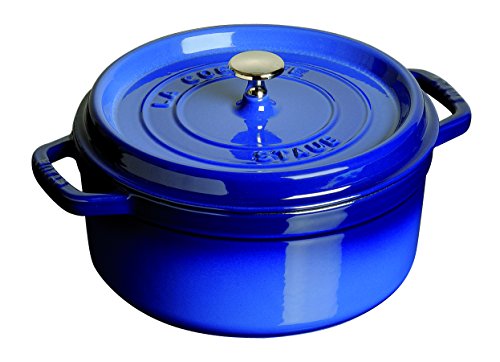 1102876 cocotte ronde bleu roi 28 cm