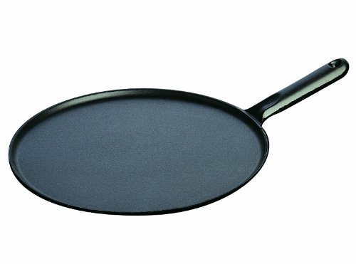 1213023 poêle à crêpes noir manche fonte 30 cm