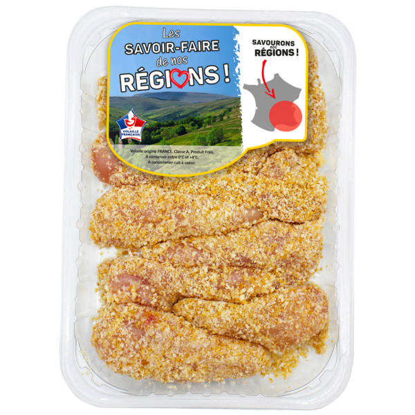 AIGUILLETTES DE POULET PANÉ 
LES VOLAILLES DE N...