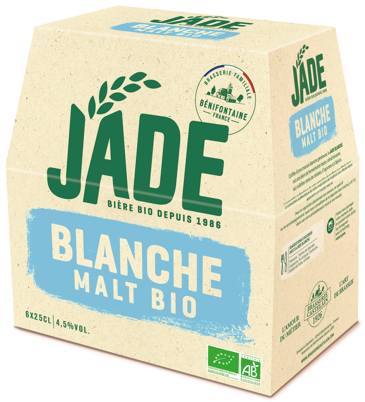 JADE BIERE BLANCHE BIO JADE code EAN 3272460123385 