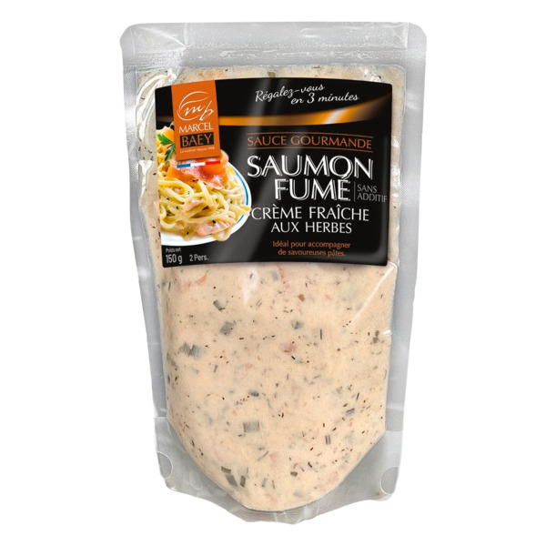  Sauce Gourmande Saumon Fumé Crème Fraîche Aux Herbes Marcel Baey code EAN 3272640230254 