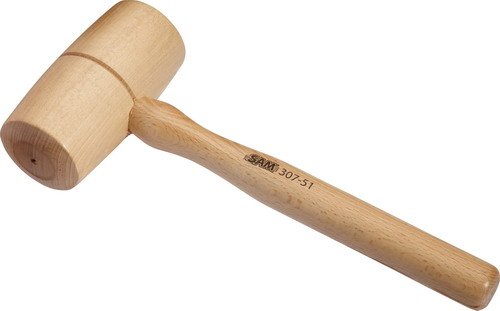 SAM Outillage 307-51 Maillet bois 400 g Tête 53 mm