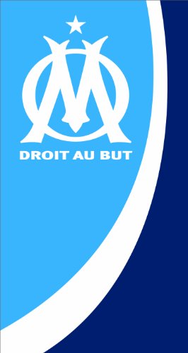 041133 drap de plage imprimé om club bleu 85 x ...