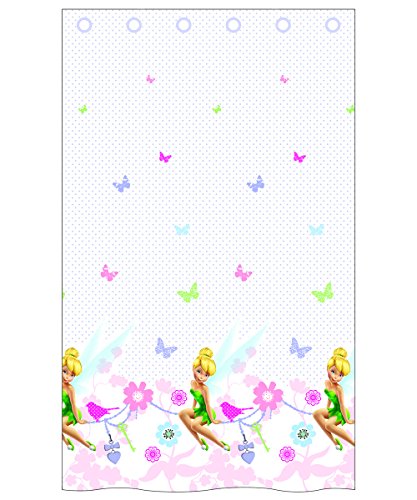 042358 psg voilage à oeillet polyester blanc/ro...