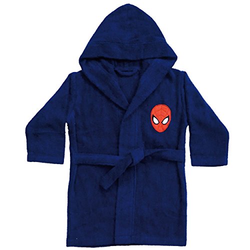 042393 peignoir spiderman peter 6/8 ans coton 3...