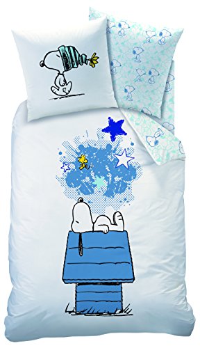 042744 snoopy wake up parure housse de couette ...