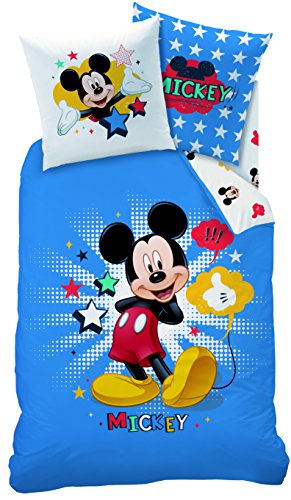 042968 mickey star parure housse de couette 140...
