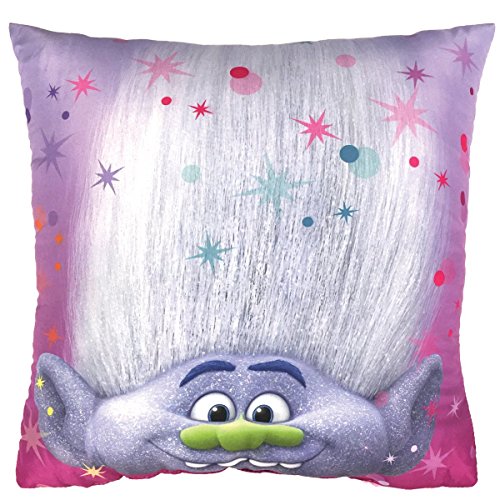 043673 trolls poppy coussin polyester rose 40 x...