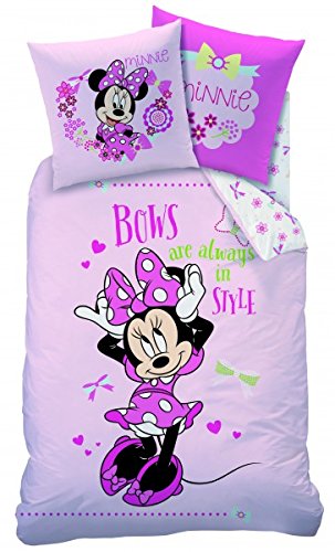 La parure de lit, rose vif