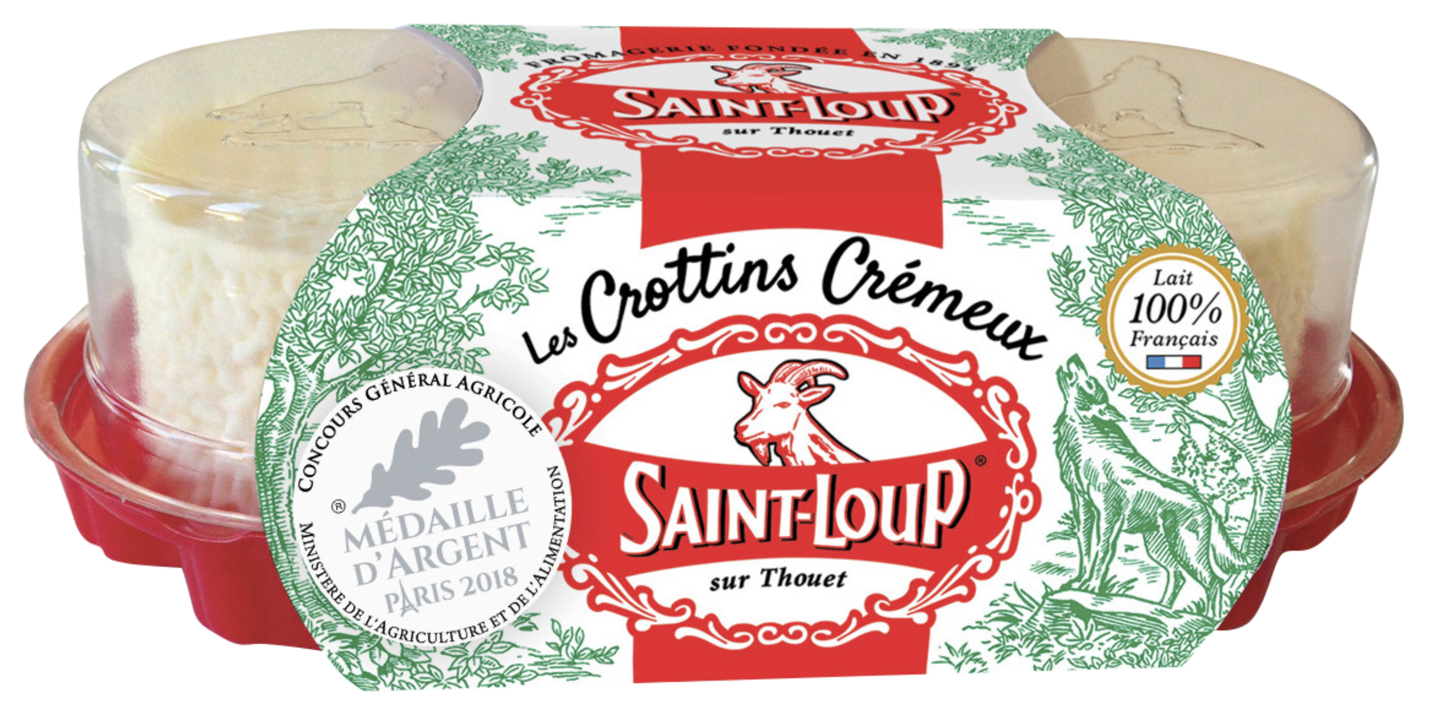 Saint-Loup Crottins crémeux Saint-Loup code EAN 3272770098748 