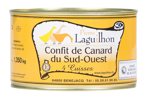 CONFIT DE CANARD DU SUD-OUEST 
